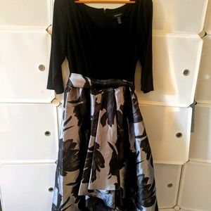 Black/Silver Dress Perfect for a Wedding